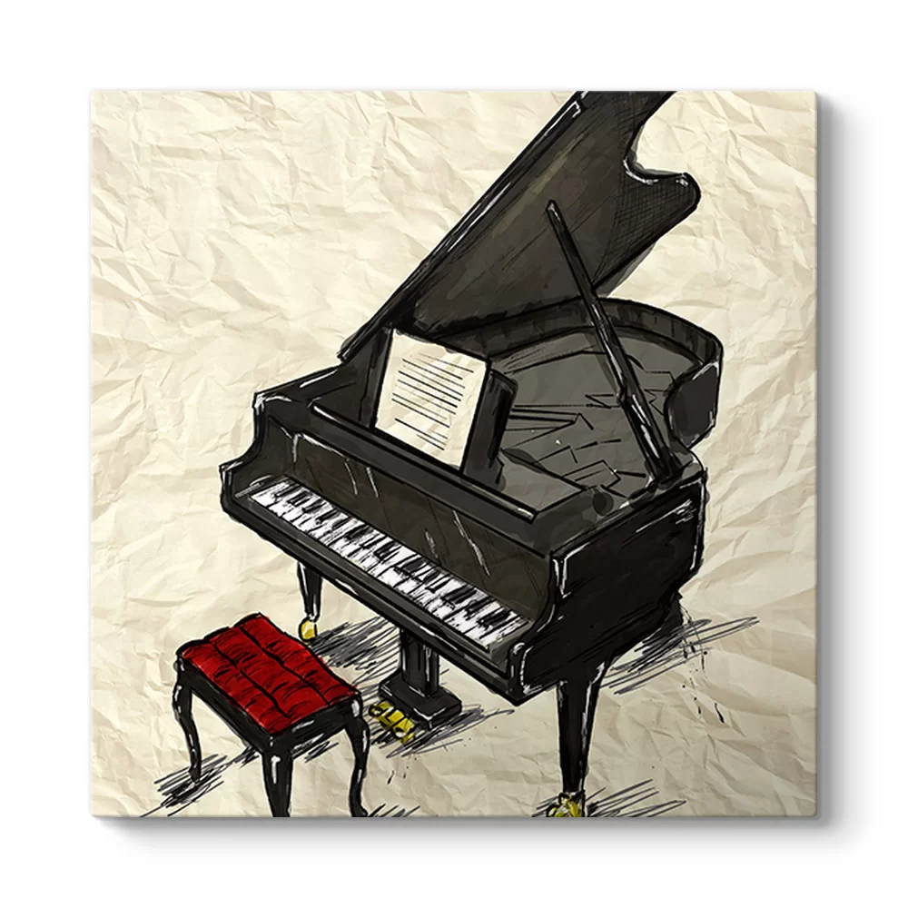 Piano Dekoratif Tablo - Model 3